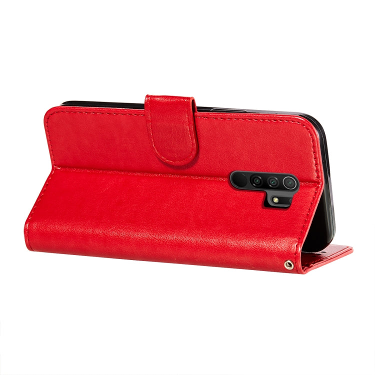 For Xiaomi Redmi 9 Flower Vine Embossing Pattern Horizontal Flip Leather Case with Card Slot & Holder & Wallet & Lanyard