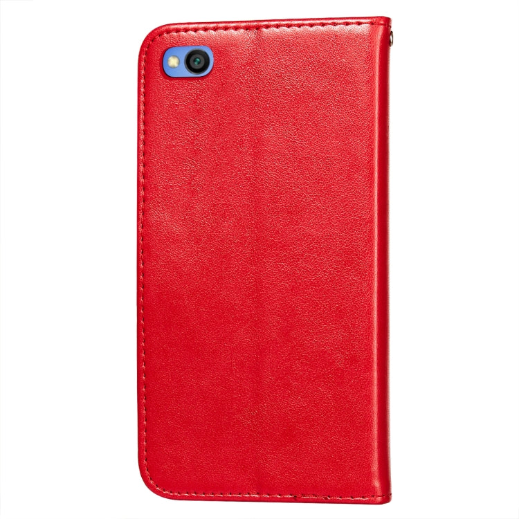 For Xiaomi Redmi Go Flower Vine Embossing Pattern Horizontal Flip Leather Case with Card Slot & Holder & Wallet & Lanyard