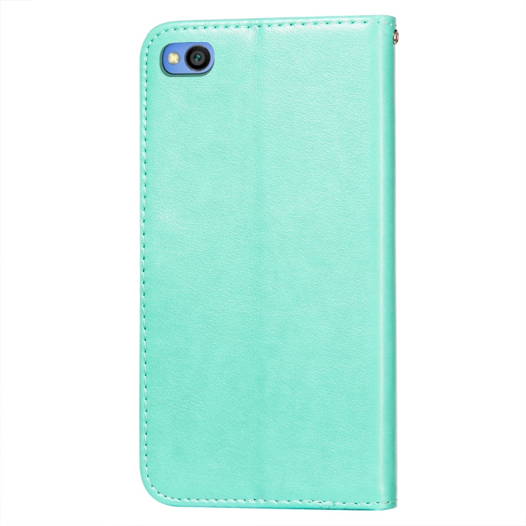 For Xiaomi Redmi Go Flower Vine Embossing Pattern Horizontal Flip Leather Case with Card Slot & Holder & Wallet & Lanyard