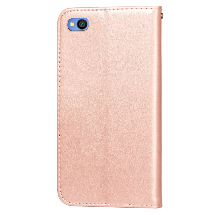 For Xiaomi Redmi Go Flower Vine Embossing Pattern Horizontal Flip Leather Case with Card Slot & Holder & Wallet & Lanyard