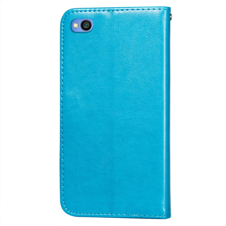 For Xiaomi Redmi Go Flower Vine Embossing Pattern Horizontal Flip Leather Case with Card Slot & Holder & Wallet & Lanyard