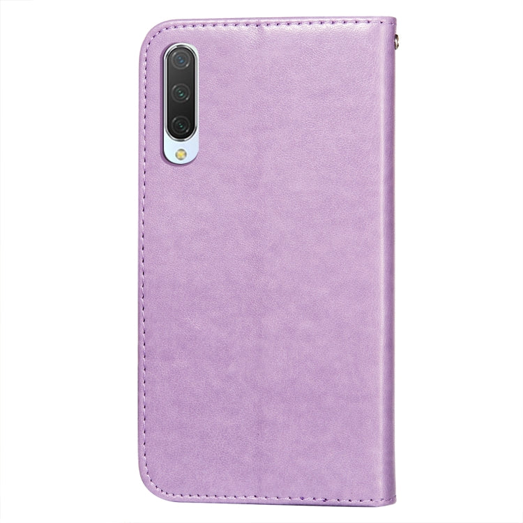 For Xiaomi Mi CC9 / Mi 9 Lite Flower Vine Embossing Pattern Horizontal Flip Leather Case with Card Slot & Holder & Wallet & Lanyard