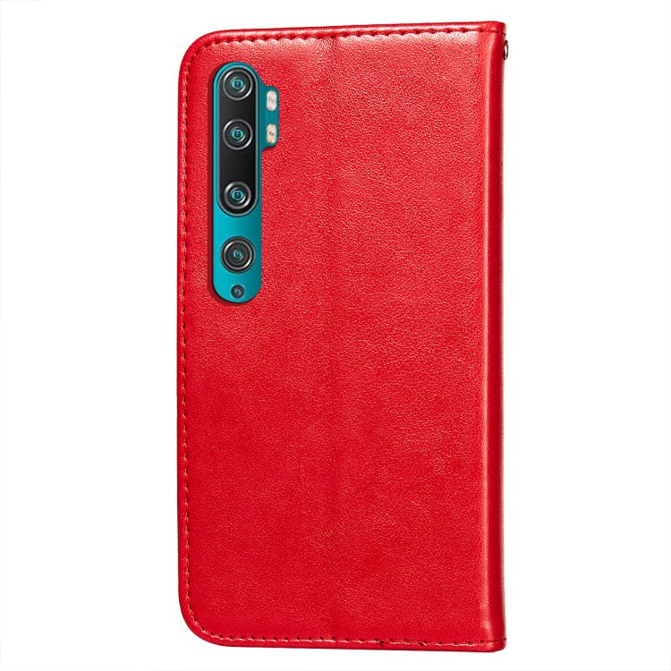 For Xiaomi Mi CC9 Pro / Mi Note 10 Flower Vine Embossing Pattern Horizontal Flip Leather Case with Card Slot & Holder & Wallet & Lanyard