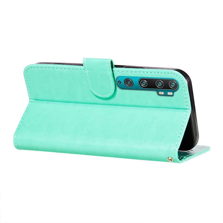 For Xiaomi Mi CC9 Pro / Mi Note 10 Flower Vine Embossing Pattern Horizontal Flip Leather Case with Card Slot & Holder & Wallet & Lanyard