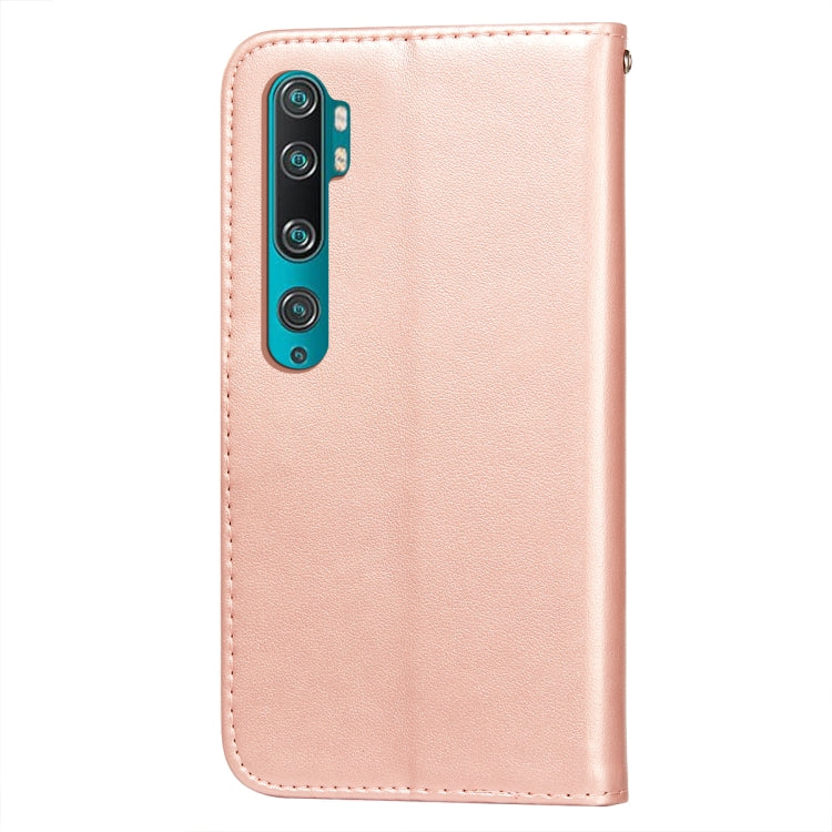 For Xiaomi Mi CC9 Pro / Mi Note 10 Flower Vine Embossing Pattern Horizontal Flip Leather Case with Card Slot & Holder & Wallet & Lanyard