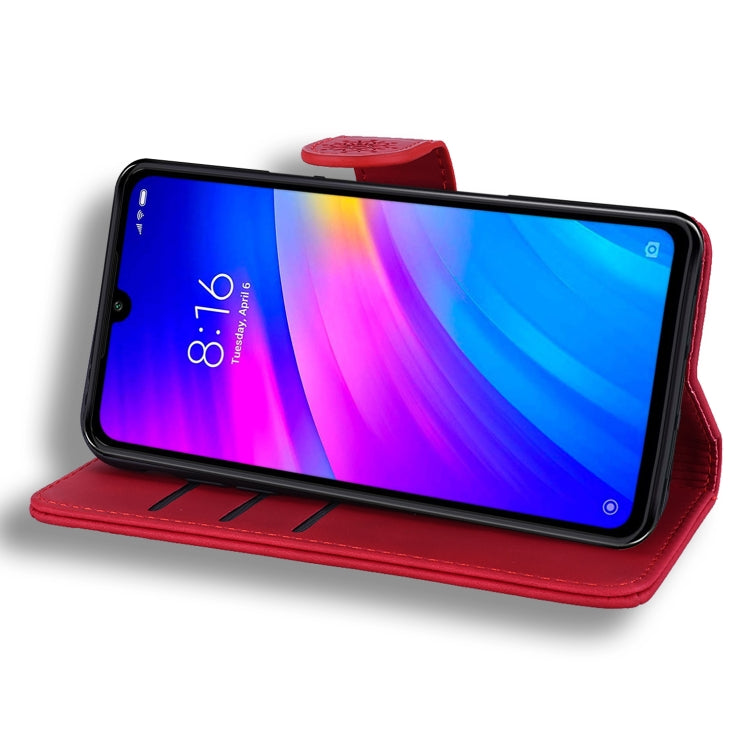 For Xiaomi Redmi 7 / Redmi Y3 Calf Pattern Mandala Double Folding Design Embossed Leather Case with Wallet & Holder & Card Slots