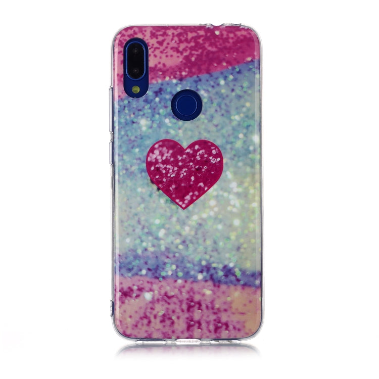 For Xiaomi Redmi Note 7 Coloured Drawing Pattern IMD Workmanship Soft TPU Protective Case