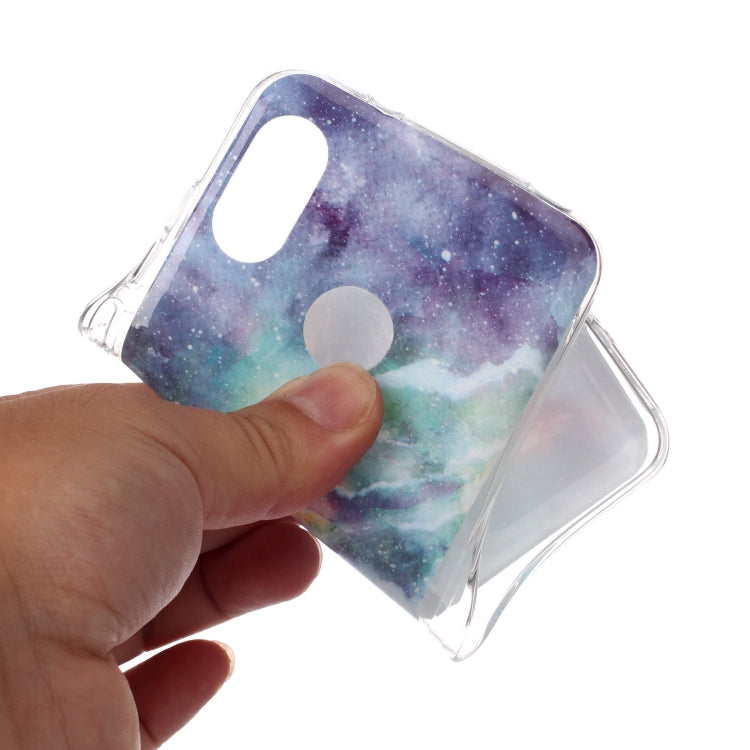 For Xiaomi Redmi 6 Pro Coloured Drawing Pattern IMD Workmanship Soft TPU Protective Case