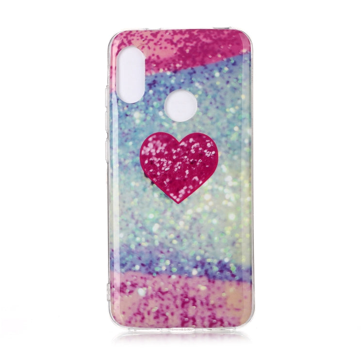 For Xiaomi Redmi 6 Pro Coloured Drawing Pattern IMD Workmanship Soft TPU Protective Case