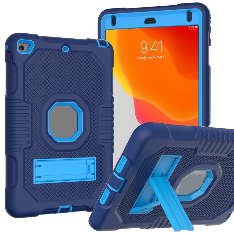 Contrast Color Robot Shockproof Silicone + PC Protective Case with Holder For iPad mini 5 & 4
