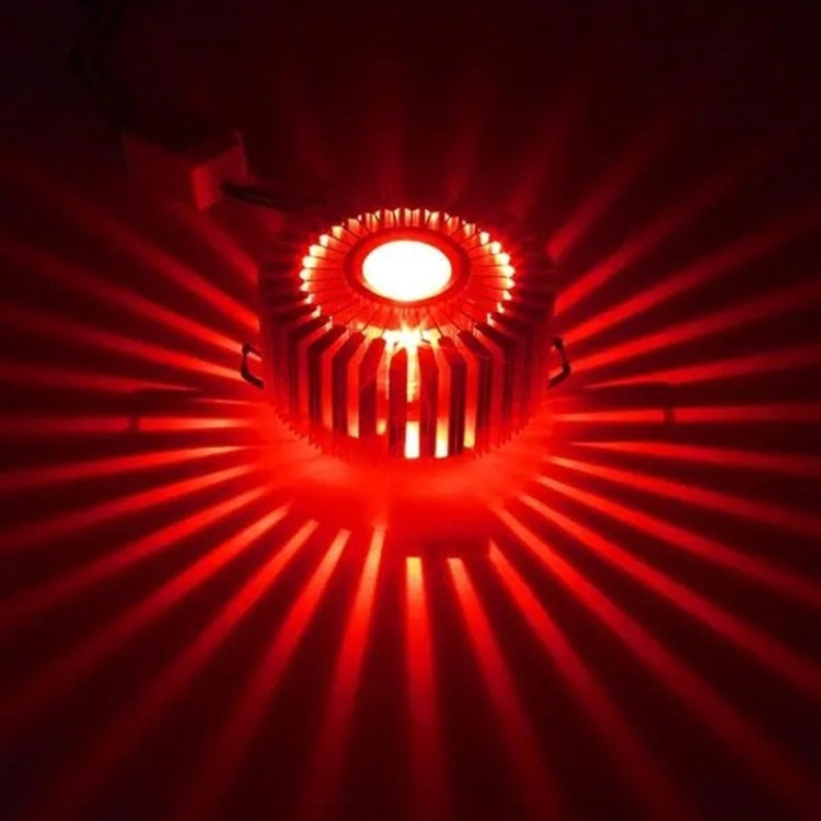 3W LED Circle Aluminum Ceiling Light Bar KTV Fixture Corridor Balcony Pendant Lamp, Style:Concealed Installation