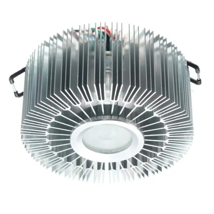 3W LED Circle Aluminum Ceiling Light Bar KTV Fixture Corridor Balcony Pendant Lamp, Style:Concealed Installation