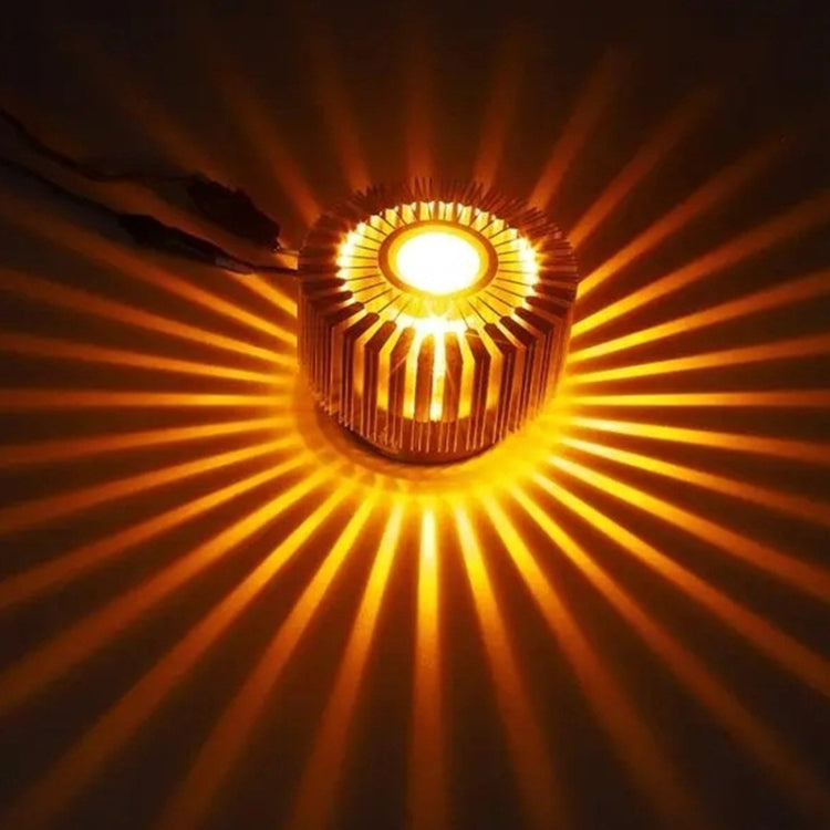3W LED Circle Aluminum Ceiling Light Bar KTV Fixture Corridor Balcony Pendant Lamp, Style:Surface Mounted