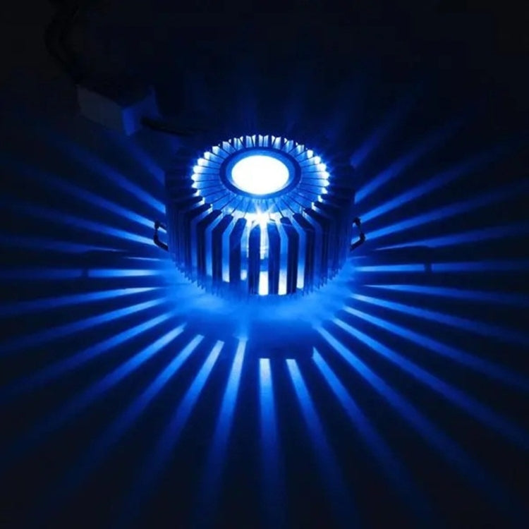 3W LED Circle Aluminum Ceiling Light Bar KTV Fixture Corridor Balcony Pendant Lamp, Style:Surface Mounted