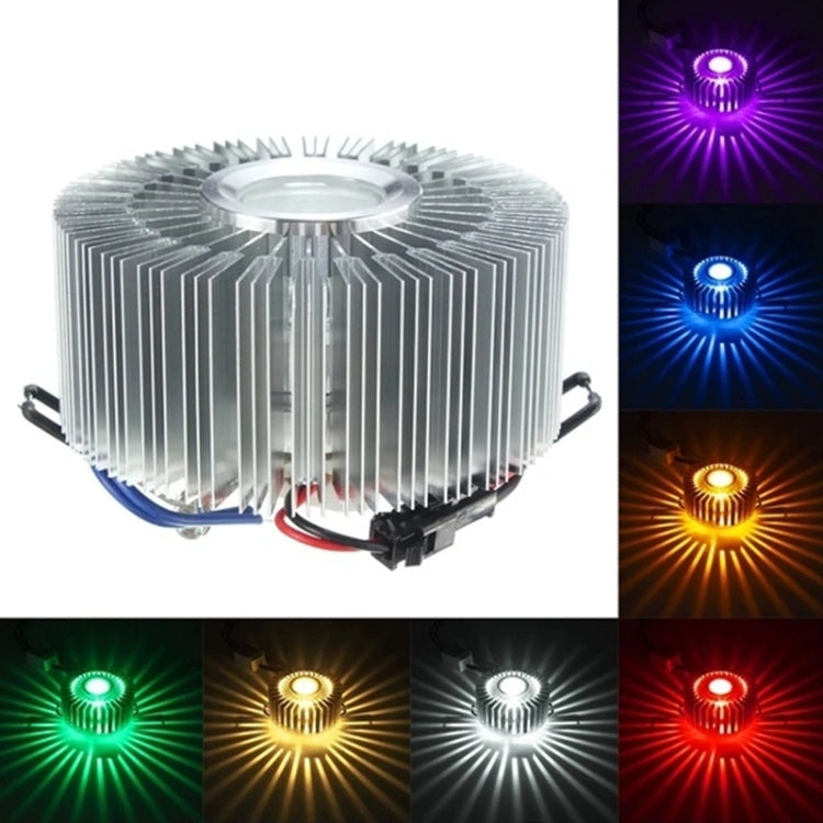 3W LED Circle Aluminum Ceiling Light Bar KTV Fixture Corridor Balcony Pendant Lamp, Style:Surface Mounted