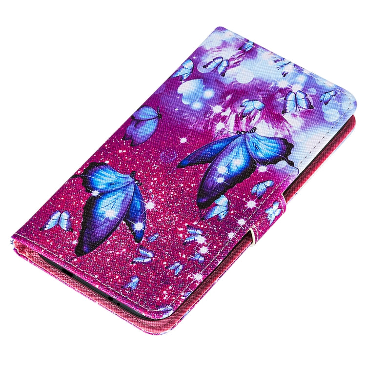 For Xiaomi Poco M3 Cross Texture Painting Pattern Horizontal Flip Leather Case with Holder & Card Slots & Wallet & Lanyard