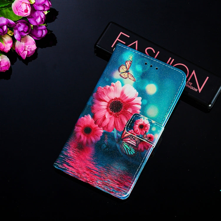 For Xiaomi Poco M3 Cross Texture Painting Pattern Horizontal Flip Leather Case with Holder & Card Slots & Wallet & Lanyard
