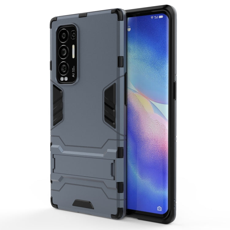 For OPPO Reno5 Pro Plus PC + TPU Shockproof Protective Case with Holder