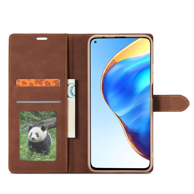 For Xiaomi Mi 10T Pro Forwenw F1 Series Matte Strong Magnetism Horizontal Flip Leather Case with Holder & Card Slots & Wallet & Photo Frame