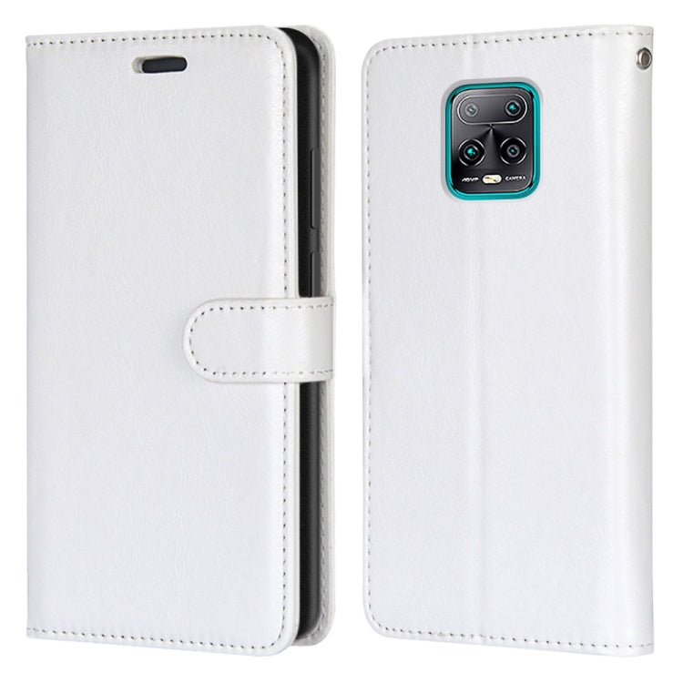 For Xiaomi Redmi 10X 5G / 10X Pro 5G Pure Color Horizontal Flip PU Leather Case with Holder & Card Slots & Wallet & Photo Frame