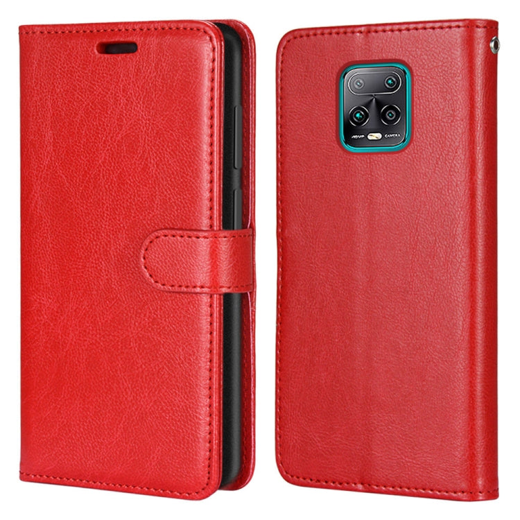 For Xiaomi Redmi 10X 5G / 10X Pro 5G Pure Color Horizontal Flip PU Leather Case with Holder & Card Slots & Wallet & Photo Frame