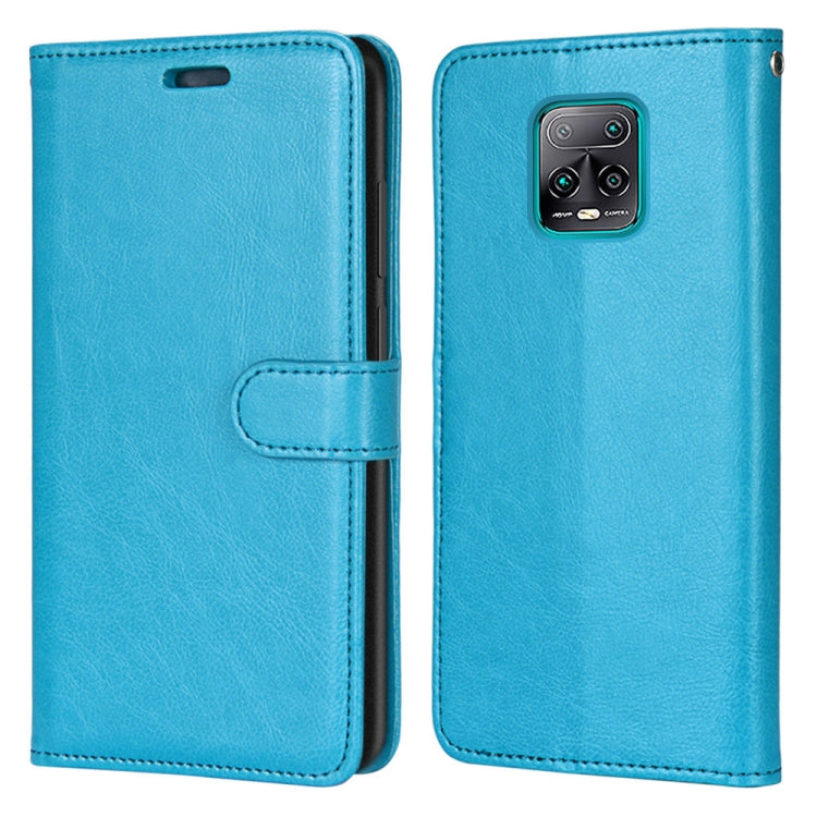 For Xiaomi Redmi 10X 5G / 10X Pro 5G Pure Color Horizontal Flip PU Leather Case with Holder & Card Slots & Wallet & Photo Frame