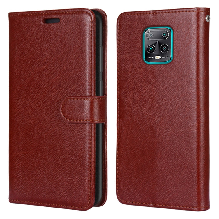 For Xiaomi Redmi 10X 5G / 10X Pro 5G Pure Color Horizontal Flip PU Leather Case with Holder & Card Slots & Wallet & Photo Frame