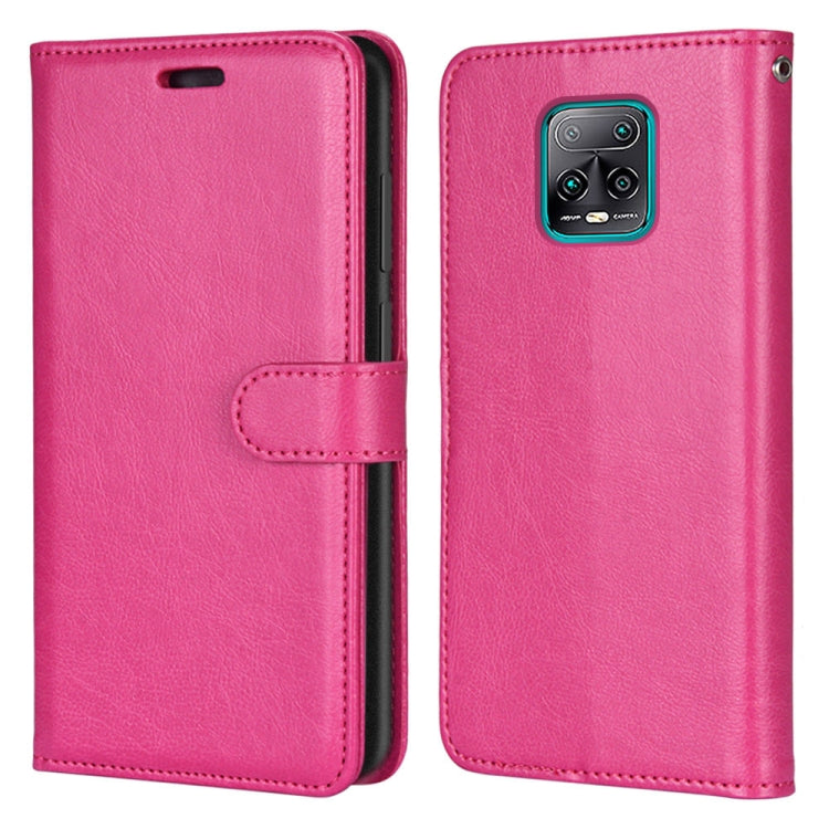 For Xiaomi Redmi 10X 5G / 10X Pro 5G Pure Color Horizontal Flip PU Leather Case with Holder & Card Slots & Wallet & Photo Frame