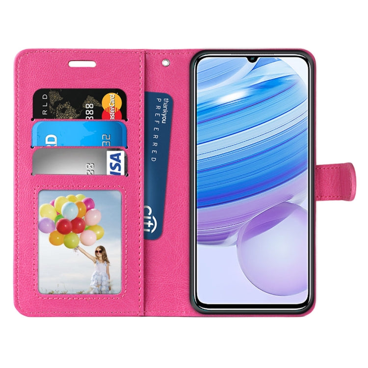 For Xiaomi Redmi 10X 5G / 10X Pro 5G Pure Color Horizontal Flip PU Leather Case with Holder & Card Slots & Wallet & Photo Frame