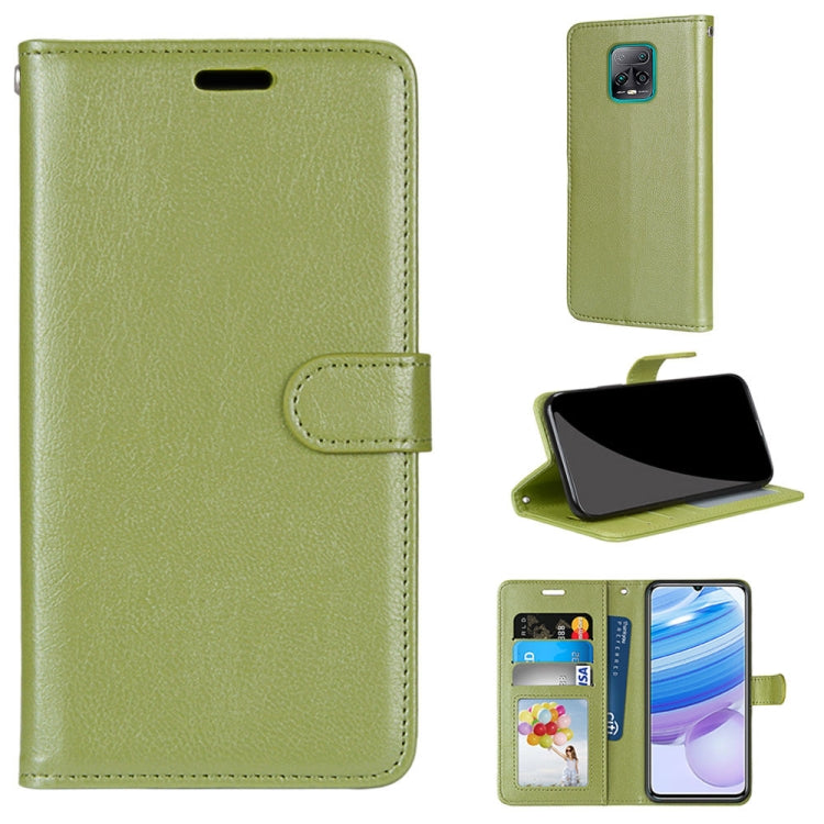For Xiaomi Redmi 10X 5G / 10X Pro 5G Pure Color Horizontal Flip PU Leather Case with Holder & Card Slots & Wallet & Photo Frame