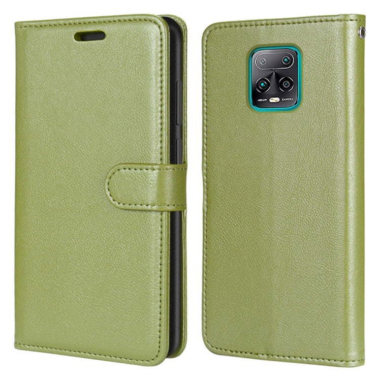 For Xiaomi Redmi 10X 5G / 10X Pro 5G Pure Color Horizontal Flip PU Leather Case with Holder & Card Slots & Wallet & Photo Frame