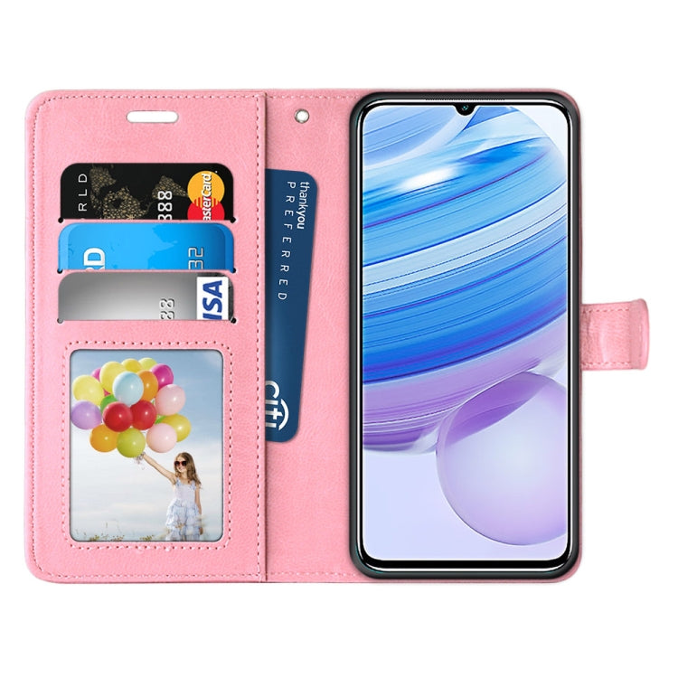 For Xiaomi Redmi 10X 5G / 10X Pro 5G Pure Color Horizontal Flip PU Leather Case with Holder & Card Slots & Wallet & Photo Frame