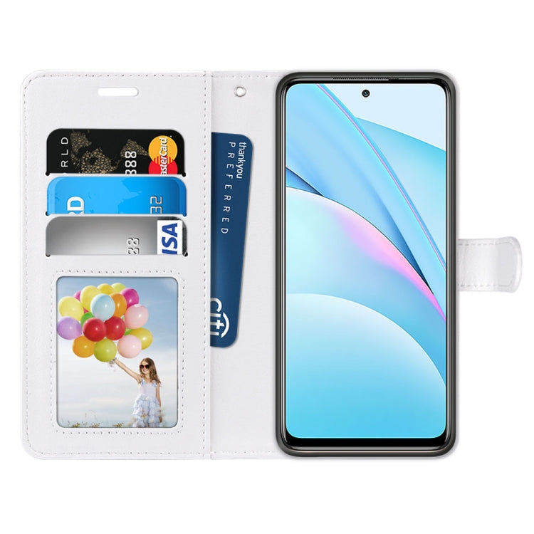 For Xiaomi Mi 10T Lite 5G Pure Color Horizontal Flip PU Leather Case with Holder & Card Slots & Wallet & Photo Frame