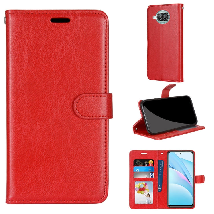 For Xiaomi Mi 10T Lite 5G Pure Color Horizontal Flip PU Leather Case with Holder & Card Slots & Wallet & Photo Frame
