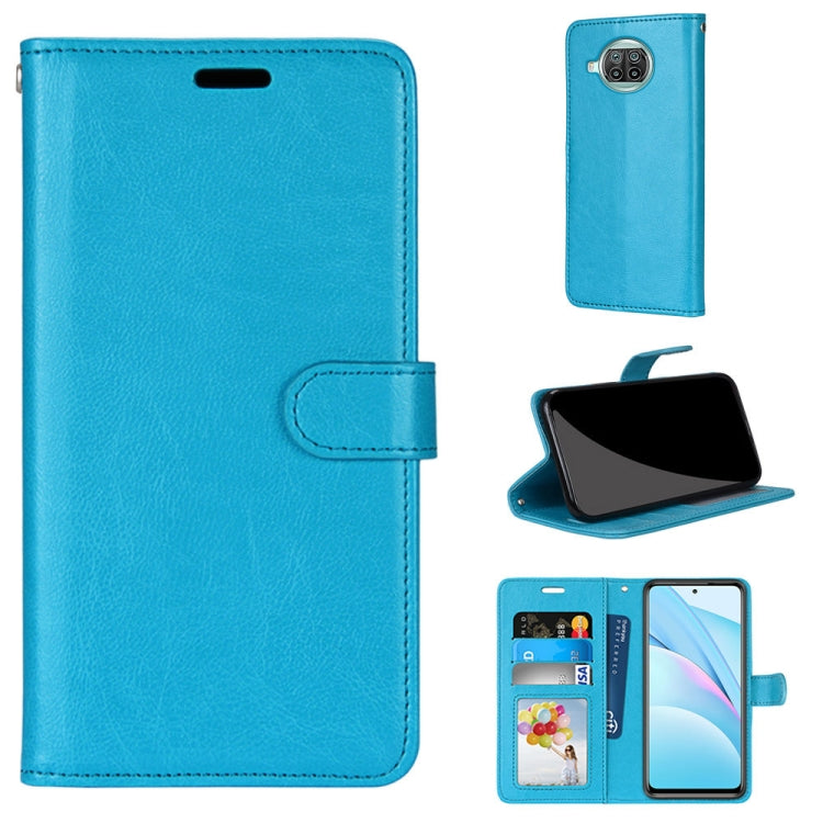 For Xiaomi Mi 10T Lite 5G Pure Color Horizontal Flip PU Leather Case with Holder & Card Slots & Wallet & Photo Frame