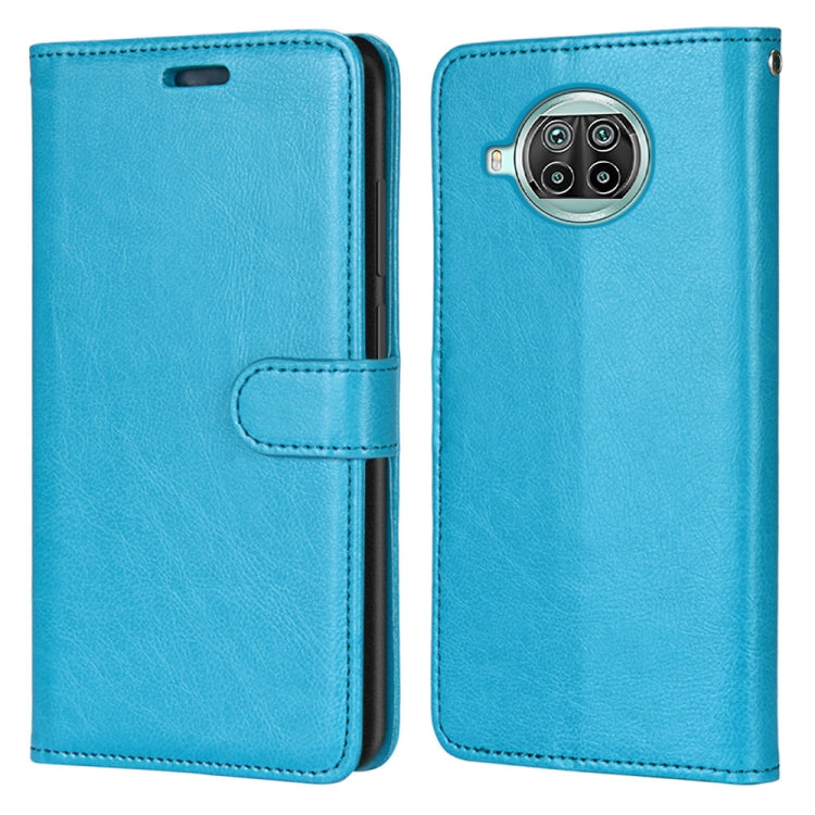 For Xiaomi Mi 10T Lite 5G Pure Color Horizontal Flip PU Leather Case with Holder & Card Slots & Wallet & Photo Frame