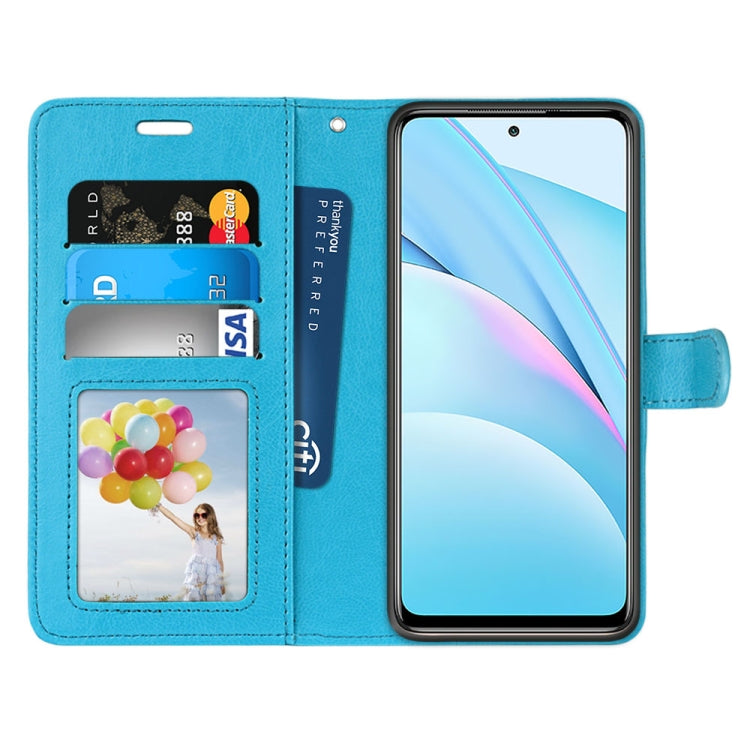 For Xiaomi Mi 10T Lite 5G Pure Color Horizontal Flip PU Leather Case with Holder & Card Slots & Wallet & Photo Frame