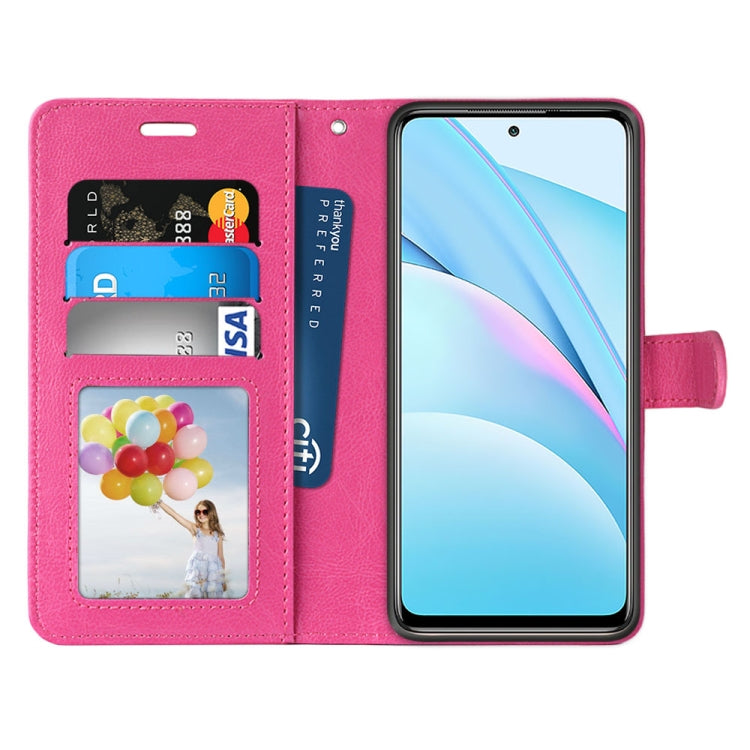 For Xiaomi Mi 10T Lite 5G Pure Color Horizontal Flip PU Leather Case with Holder & Card Slots & Wallet & Photo Frame