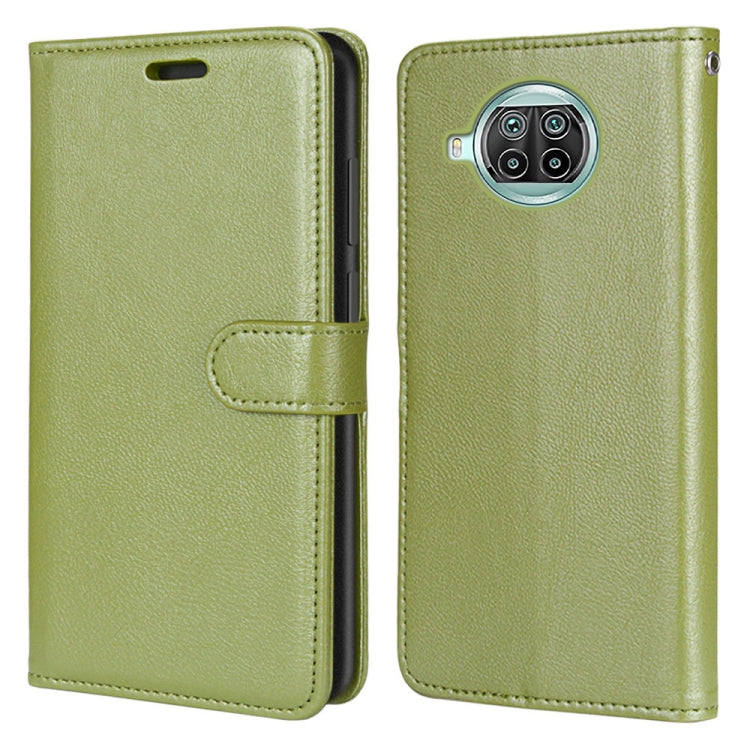For Xiaomi Mi 10T Lite 5G Pure Color Horizontal Flip PU Leather Case with Holder & Card Slots & Wallet & Photo Frame
