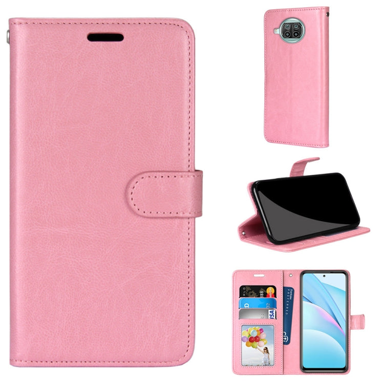 For Xiaomi Mi 10T Lite 5G Pure Color Horizontal Flip PU Leather Case with Holder & Card Slots & Wallet & Photo Frame