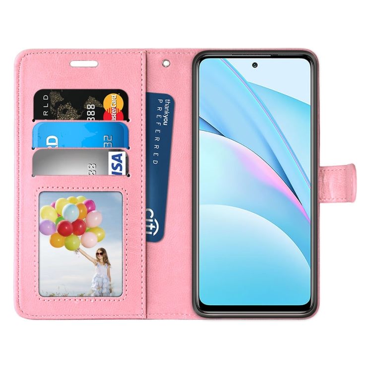 For Xiaomi Mi 10T Lite 5G Pure Color Horizontal Flip PU Leather Case with Holder & Card Slots & Wallet & Photo Frame