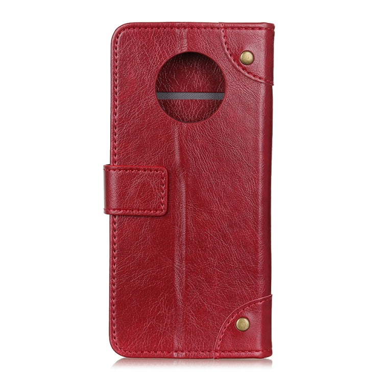 For Xiaomi Redmi Note 9 5G / Note 9T 5G Copper Buckle Nappa Texture Horizontal Flip Leather Case with Holder & Card Slots & Wallet