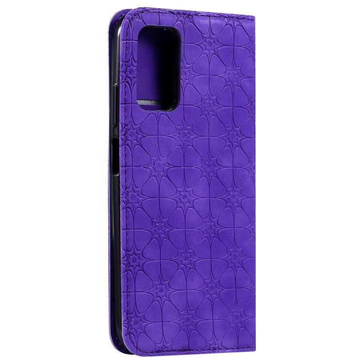 For Xiaomi Poco M3 Lucky Flowers Embossing Pattern Magnetic Horizontal Flip Leather Case with Holder & Card Slots