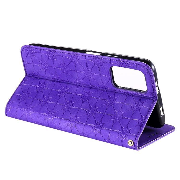 For Xiaomi Poco M3 Lucky Flowers Embossing Pattern Magnetic Horizontal Flip Leather Case with Holder & Card Slots