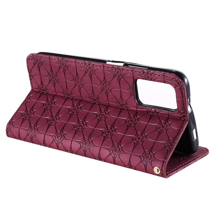 For Xiaomi Poco M3 Lucky Flowers Embossing Pattern Magnetic Horizontal Flip Leather Case with Holder & Card Slots