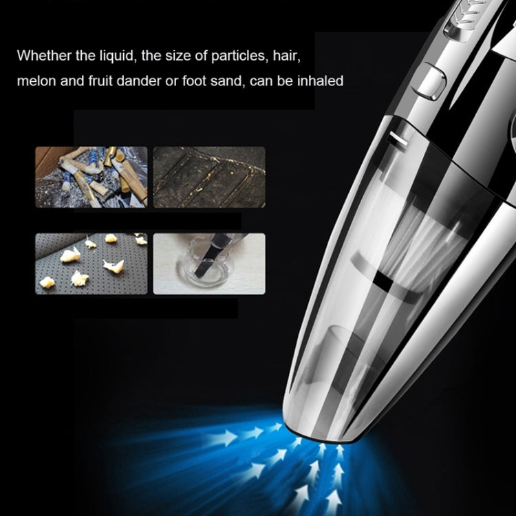 R-6053 6000Pa Multi-function USB Charging Car Handheld Wireless Vacuum Cleaner Dust Collector Cleaning Tools(Black)