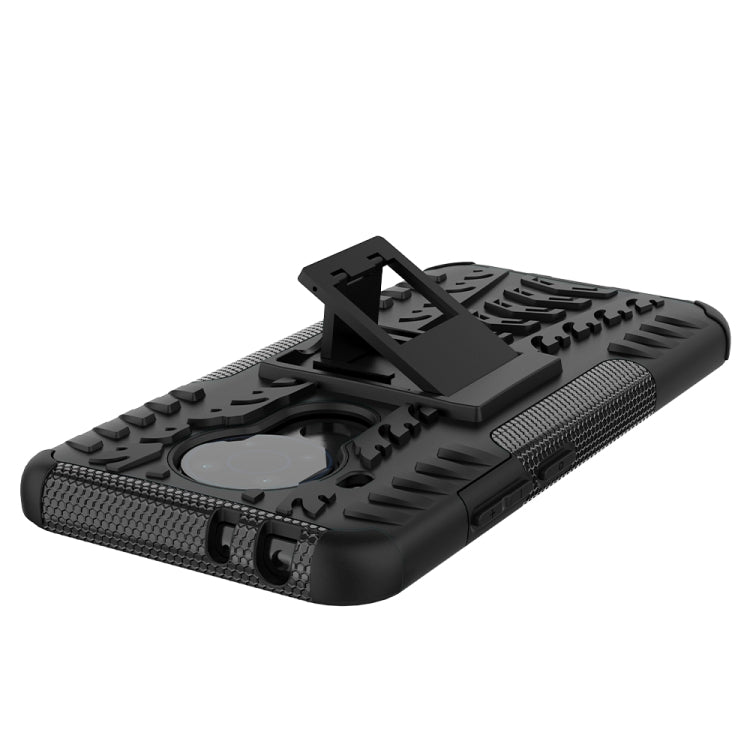 For Nokia 3.4 / 5.4 Tire Texture Shockproof TPU+PC Protective Case with Holder