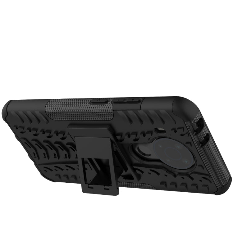 For Nokia 3.4 / 5.4 Tire Texture Shockproof TPU+PC Protective Case with Holder