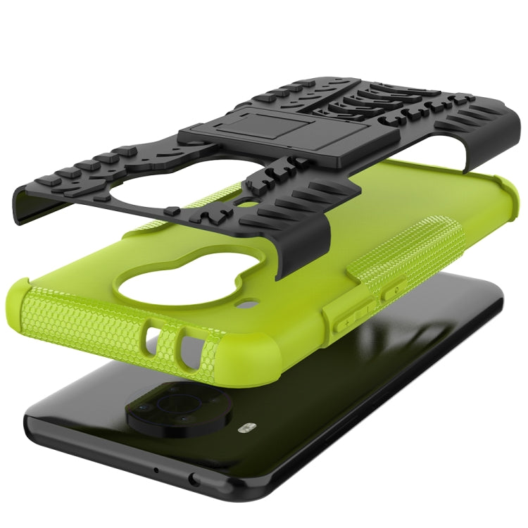 For Nokia 3.4 / 5.4 Tire Texture Shockproof TPU+PC Protective Case with Holder