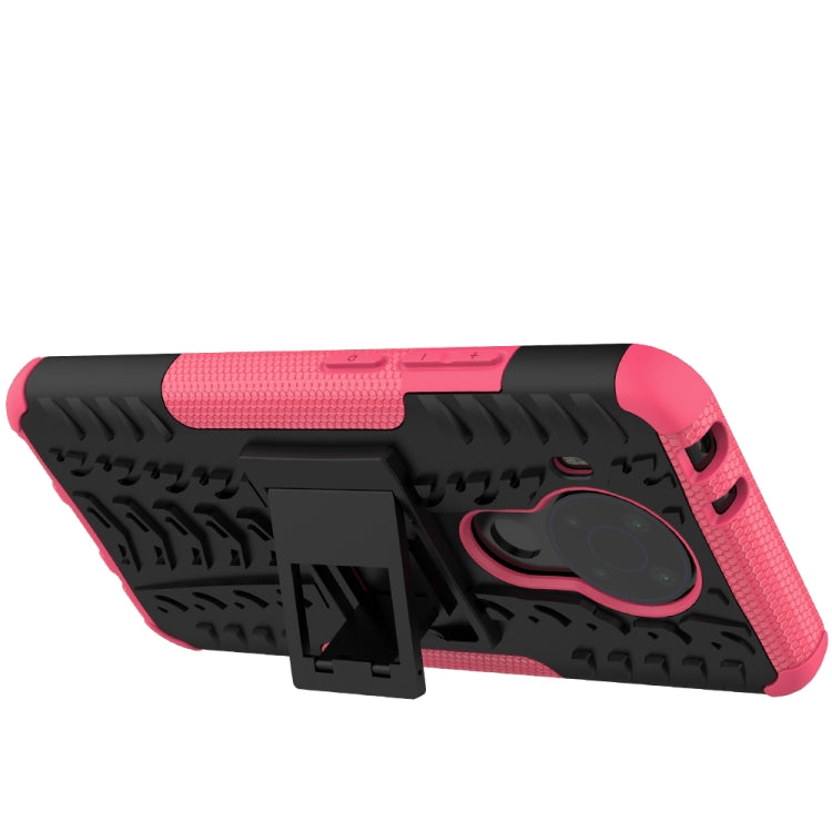 For Nokia 3.4 / 5.4 Tire Texture Shockproof TPU+PC Protective Case with Holder